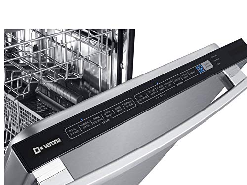 Verona VEDW24TSS 24" Tall Tub Dishwasher