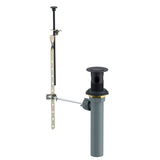 Gerber GA605254BS 1 1/4" 50/50 Pop-up Drain Assembly With Lift Rod - Satin Black
