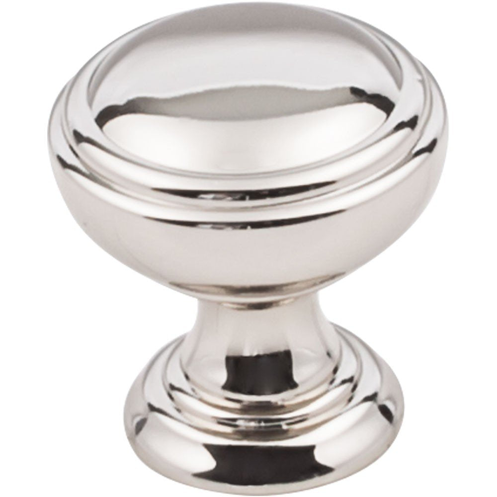 Jeffrey Alexander 658NI 1-1/4" Diameter Polished Nickel Tiffany Cabinet Knob