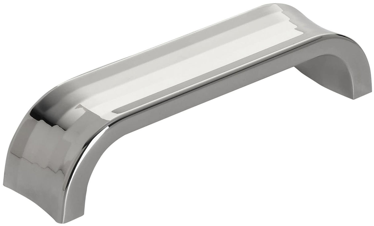 Amerock Cabinet Pull Polished Nickel 3-3/4 inch (96 mm) Center to Center Concentric 1 Pack Drawer Pull Drawer Handle Cabinet Hardware
