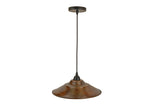 Premier Copper Products L400DB 13-Inch Large Hand Hammered Copper Pendant Light, Oil Rubbed Bronze