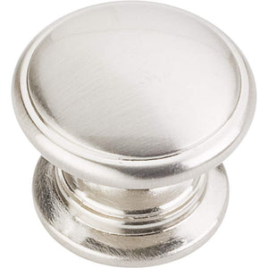 Jeffrey Alexander 3980-SN 1-1/4" Diameter Satin Nickel Durham Cabinet Knob