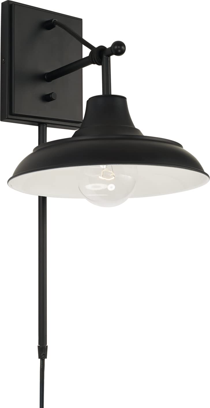 Capital Lighting 642111MB Jones 1 Light Sconce Matte Black