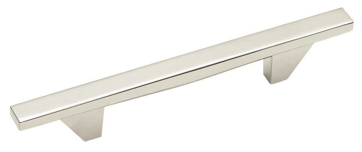 Amerock Cabinet Pull Polished Chrome 3-3/4 inch (96 mm) Center to Center Sleek 1 Pack Drawer Pull Drawer Handle Cabinet Hardware