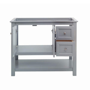 Fresca FCB2340VG Fresca Manchester Regal 42" Gray Wood Veneer Traditional Bathroom Cabinet