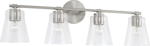 Capital Lighting 146941BN-533 Baker 4 Light Vanity Brushed Nickel
