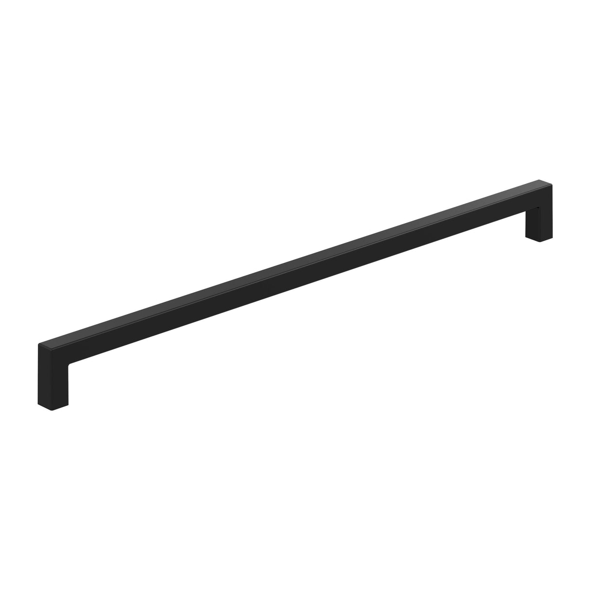 Amerock BP36911FB Matte Black Cabinet Pull 12-5/8 inch (320mm) Center-to-Center Cabinet Hardware Monument Furniture Hardware Drawer Pull