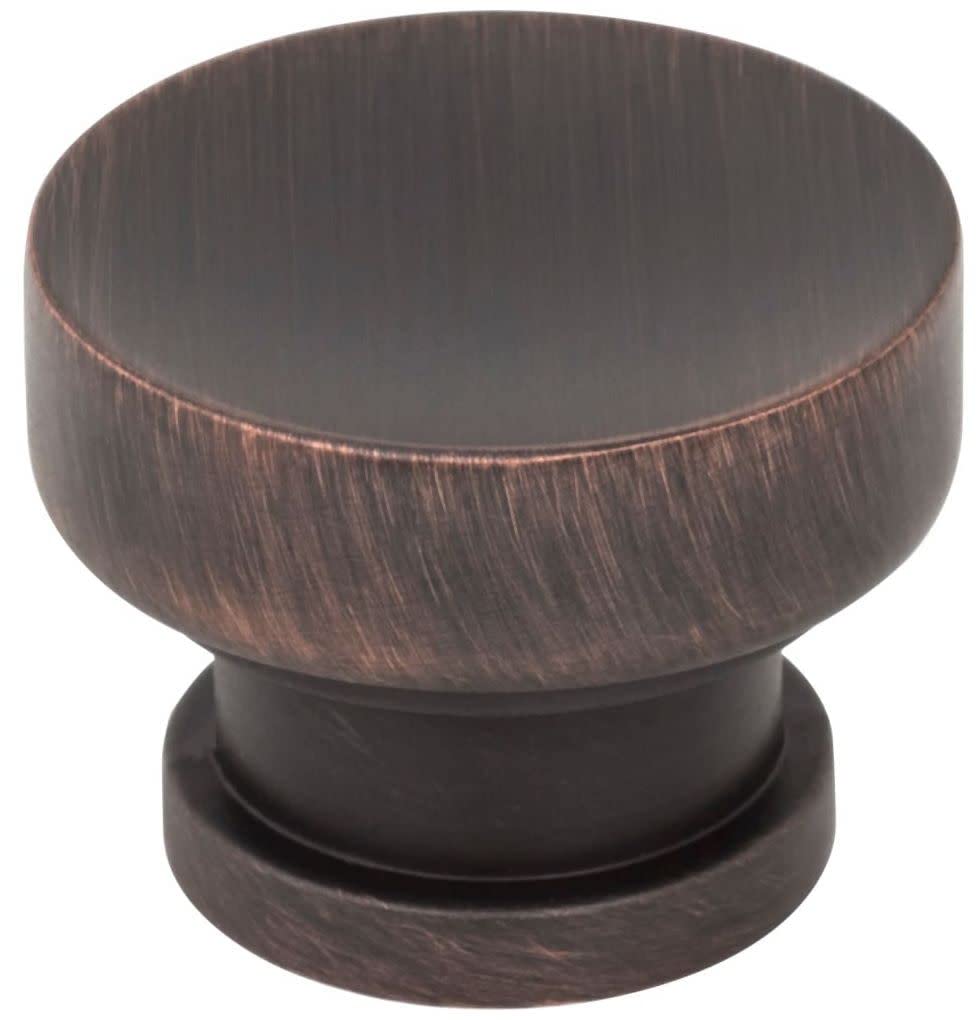 Jeffrey Alexander 484DBAC 1-1/4" Diameter Brushed Oil Rubbed Bronze Elara Cabinet Knob