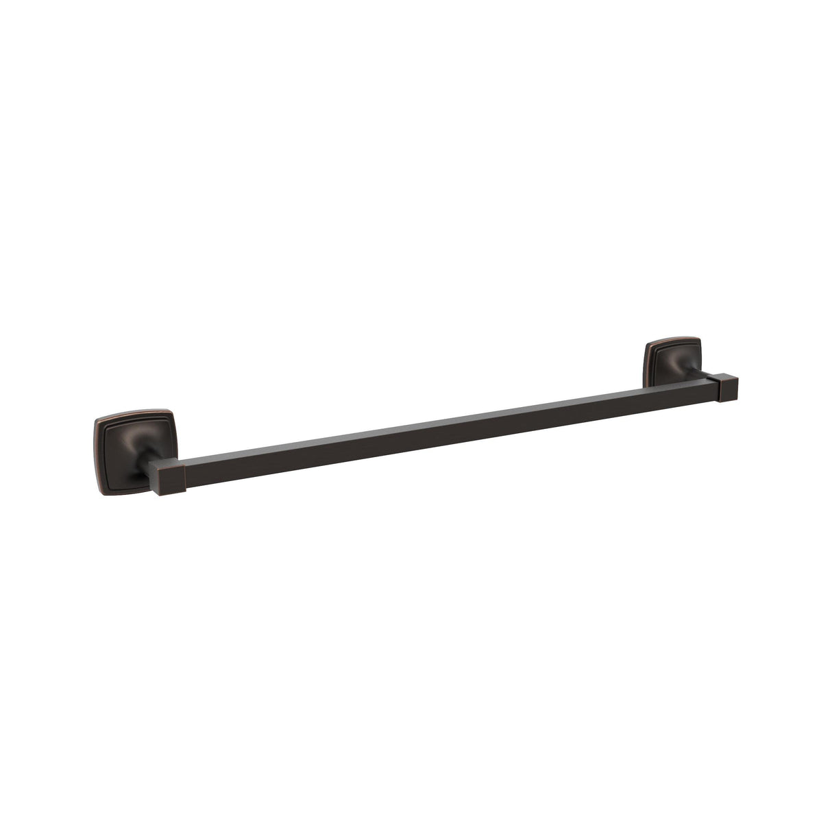 Amerock BH36093ORB Oil Rubbed Bronze Towel Bar 18 in (457 mm) Towel Rack Stature Bathroom Towel Holder Bathroom Hardware Bath Accessories