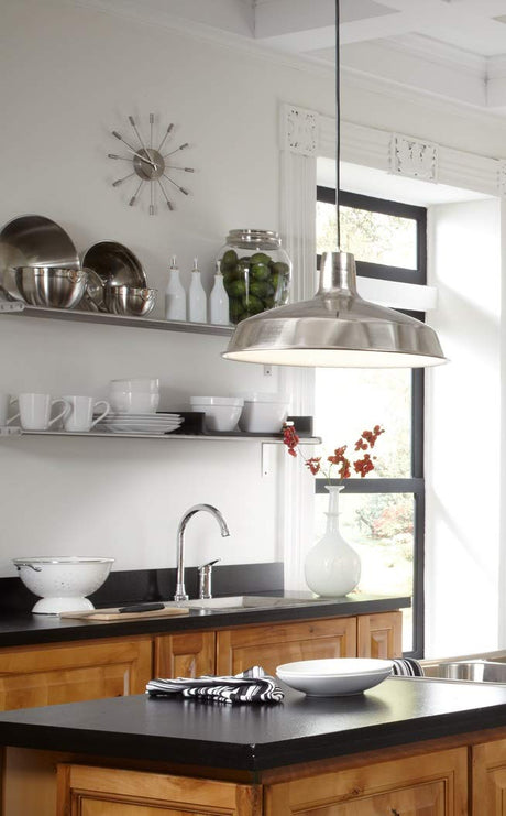 Gerber D409112 Chrome Melrose Single Handle High-rise Kitchen Faucet