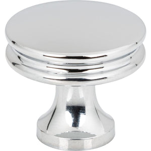 Jeffrey Alexander 445PC 1-1/4" Diameter Polished Chrome Marie Cabinet Knob