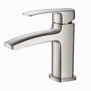 Fresca FFT9161BN Fresca Fiora Single Hole Mount Bathroom Vanity Faucet - Brushed Nickel