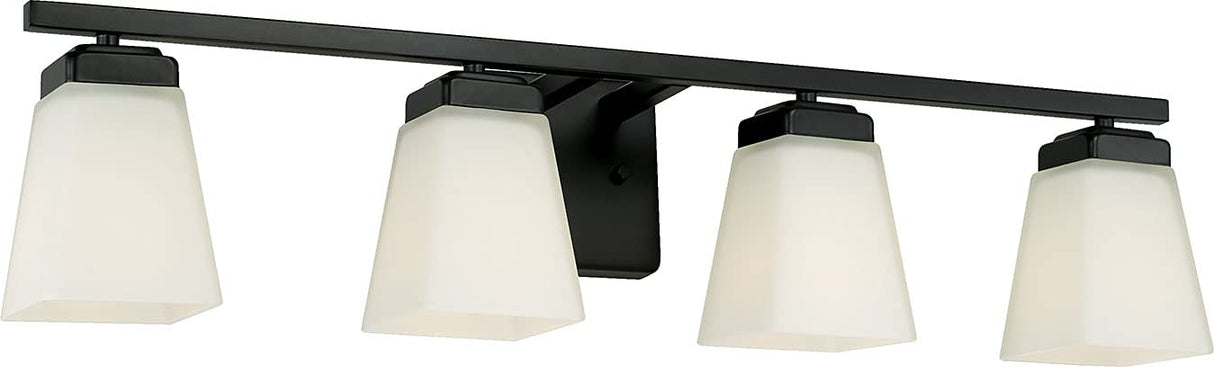 Capital Lighting 114441MB-334 Baxley 4 Light Vanity Matte Black