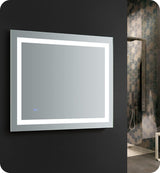 Fresca FMR023630 Fresca Santo 36" Wide x 30" Tall Bathroom Mirror w/ LED Lighting and Defogger