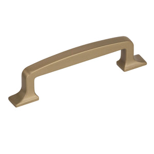 Amerock Cabinet Pull Golden Champagne 3-3/4 inch (96 mm) Center to Center Westerly 1 Pack Drawer Pull Drawer Handle Cabinet Hardware