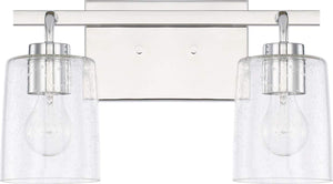 Capital Lighting 128521CH-449 Greyson 2 Light Vanity Chrome