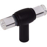Jeffrey Alexander 775L-MB 2" Matte Black Carmen Cabinet "T" Knob