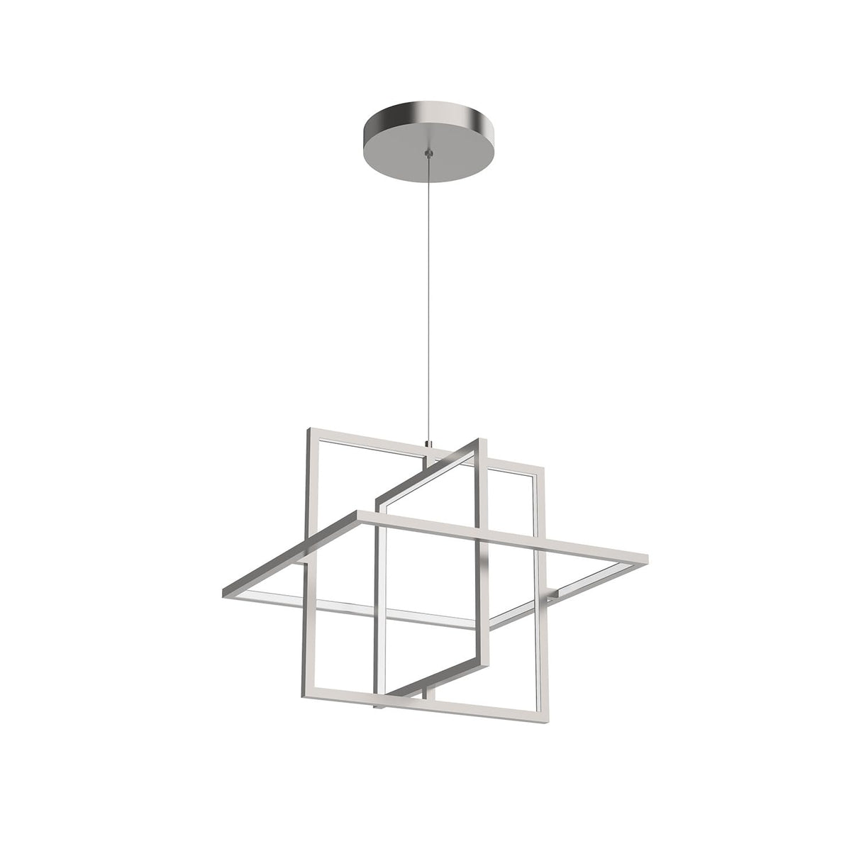 Kuzco PD16320-BN MONDRIAN 20" PENDANT BRUSHED NICKEL 84W 120VAC WITH LED DRIVER 3000K 90CRI