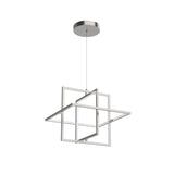 Kuzco PD16320-BN MONDRIAN 20" PENDANT BRUSHED NICKEL 84W 120VAC WITH LED DRIVER 3000K 90CRI