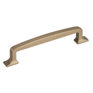 Amerock Cabinet Pull Golden Champagne 5-1/16 inch (128 mm) Center to Center Westerly 1 Pack Drawer Pull Drawer Handle Cabinet Hardware