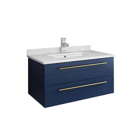 Fresca FCB6130RBL-UNS-CWH-U Modern Bathroom Vanity