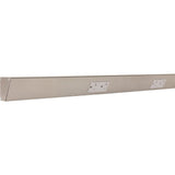 Task Lighting TR48-3GD-P-SN 48" TR Series Angle Power Strip, Satin Nickel Finish, Grey Receptacles