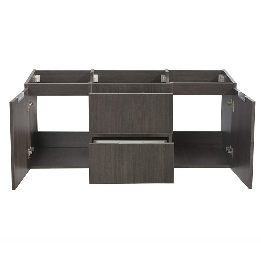 Fresca FCB8348GG Fresca Valencia 48" Dark Slate Gray Wall Hung Single Sink Modern Bathroom Cabinet