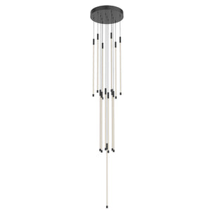 Kuzco MP75127-BK MOTIF 27" 13 HEAD MULTI-PENDANT BLACK 130W 120VAC WITH LED DRIVER 2700K 90CRI