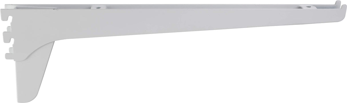 Hardware Resources 5460-8WH 8" White Plated Heavy Duty Bracket for TRK05 Series Standards