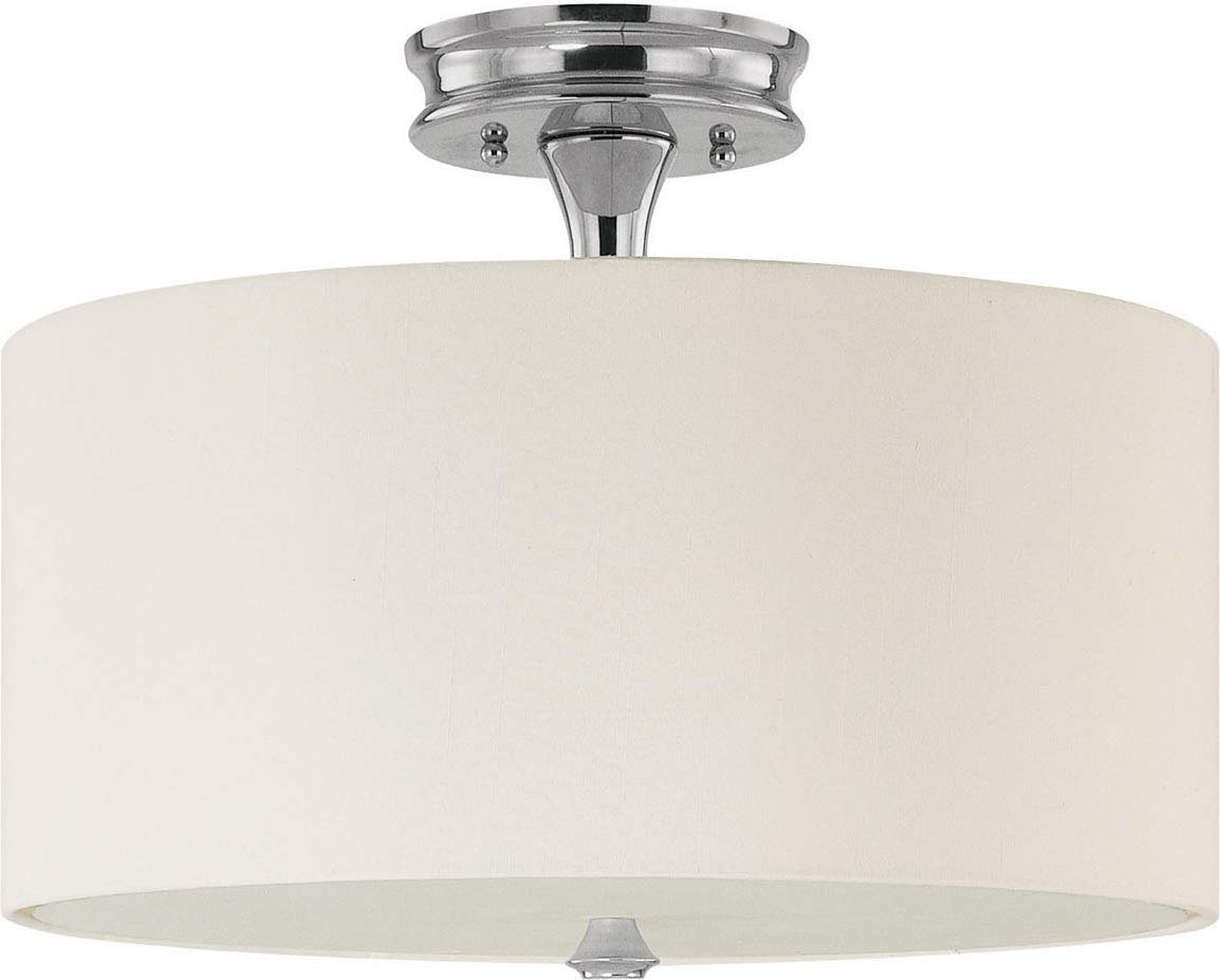 Capital Lighting 3874PN-496 Studio 3 Light Semi-Flush Polished Nickel