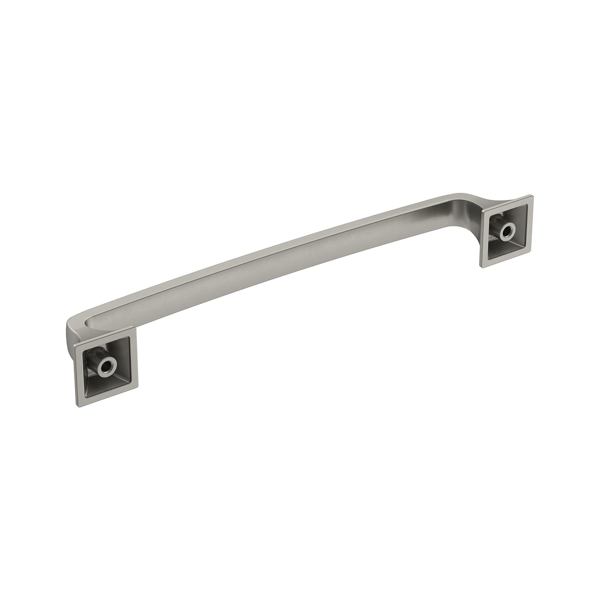 Amerock Cabinet Pull Satin Nickel 6-5/16 inch (160 mm) Center-to-Center Ville 1 Pack Drawer Pull Cabinet Handle Cabinet Hardware