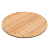 John Boos RTM-42-DL4 Maple Four Corner Drop Leaf Restaurant Dining Tops, Premium Full Length Rails, 1-1/2" Thick