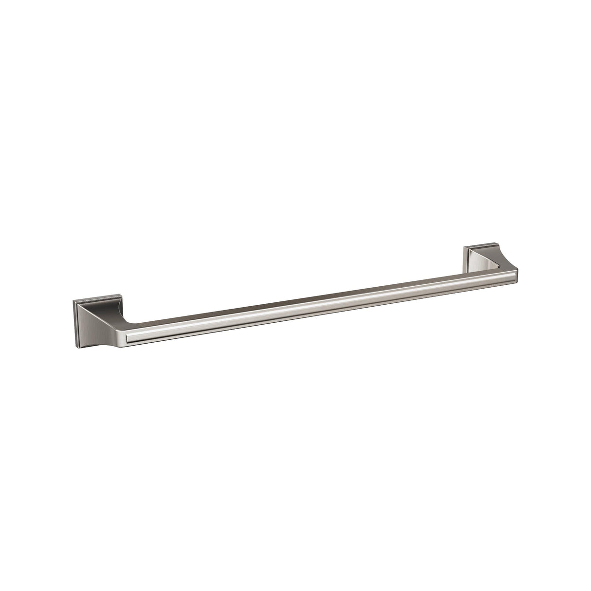 Amerock BH36023G10 Brushed Nickel Towel Bar 18 in (457 mm) Towel Rack Mulholland Bathroom Towel Holder Bathroom Hardware Bath Accessories