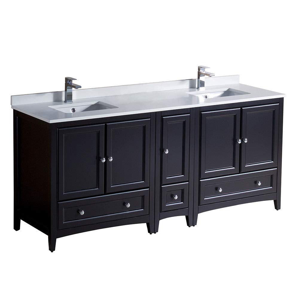 Fresca FCB20-301230ES-CWH-U Double Sink Cabinets with Sinks