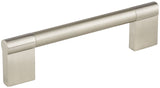 Elements 645-128SN-10 10-Pack of the 128 mm Center-to-Center Satin Nickel Knox Cabinet Bar Pull
