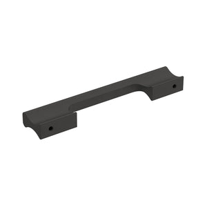 Amerock Cabinet Pull Matte Black 5-1/16 inch (128 mm) Center-to-Center Status 1 Pack Drawer Pull Cabinet Handle Cabinet Hardware