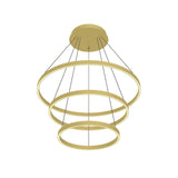 Kuzco CH87932-WH Cerchio 3 Layer 32" Chandelier WH Aluminum Extrusion Up Down 930 TRIAC 120 196W