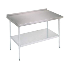 John Boos UFBLG6030 - E Series Stainless Steel 430 Budget Work Table, Adjustable Undershelf, 1.5