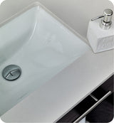 Fresca FCB6130ES-UNS-CWH-U Espresso Wall Bathroom Cabinet