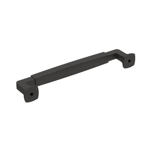 Amerock Cabinet Pull Matte Black 6-5/16 inch (160 mm) Center-to-Center Stature 1 Pack Drawer Pull Cabinet Handle Cabinet Hardware