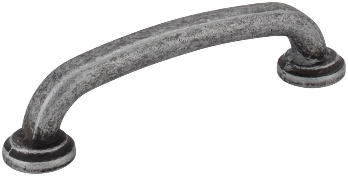 Jeffrey Alexander 527SIM 96 mm Center-to-Center Distressed Antique Silver Bremen 1 Cabinet Pull
