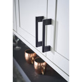 Elements 645-128MB 128 mm Center-to-Center Matte Black Knox Cabinet Bar Pull
