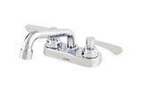 Gerber GC444542 Chrome Commercial Two Handle Centerset Lavatory Faucet W/ Grid STRA...