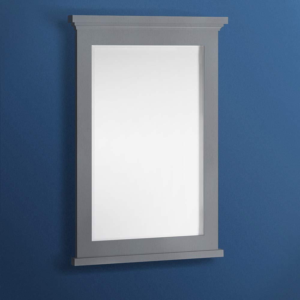 Fresca FMR2424GRV Fresca Windsor 24" Gray Textured Bathroom Mirror