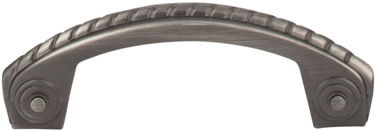 Jeffrey Alexander Z260-3DACM 3" Center-to-Center Gun Metal Rope Rhodes Cabinet Pull