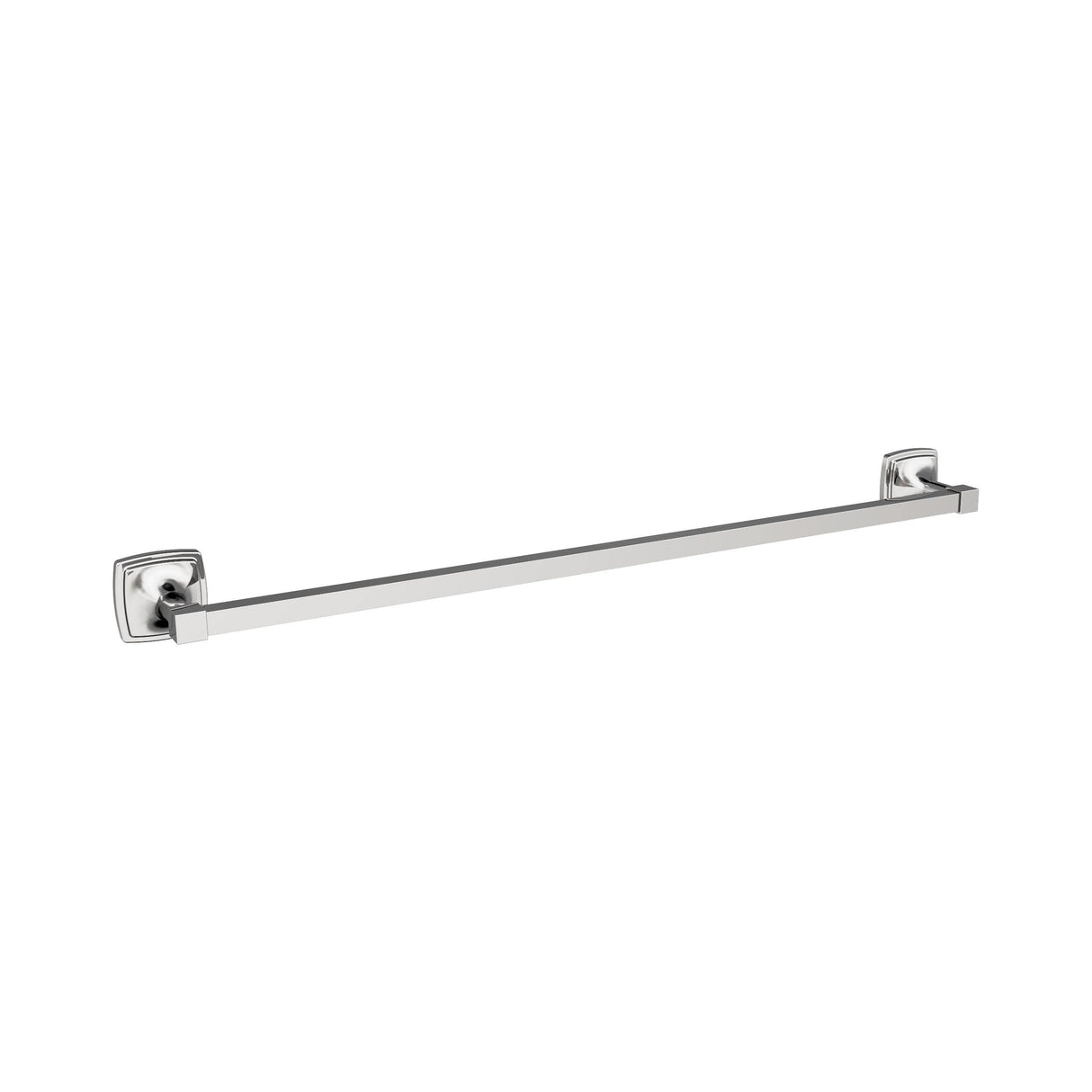 Amerock BH3609426 Chrome Towel Bar 24 in (610 mm) Towel Rack Stature Bathroom Towel Holder Bathroom Hardware Bath Accessories