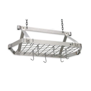 Enclume DR5 HS Retro Rectangle Pot Rack w/ 12 Hooks HS