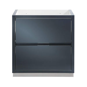 Fresca FCB8430GO Fresca Valencia 30" Gray Oak Free Standing Modern Bathroom Cabinet
