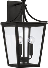 Capital Lighting 947931BK Adair 3 Light Outdoor Wall Lantern Black