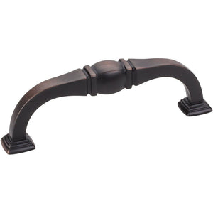 Jeffrey Alexander 188-96DBAC 96 mm Center-to-Center Brushed Oil Rubbed Bronze Katharine Cabinet Pull